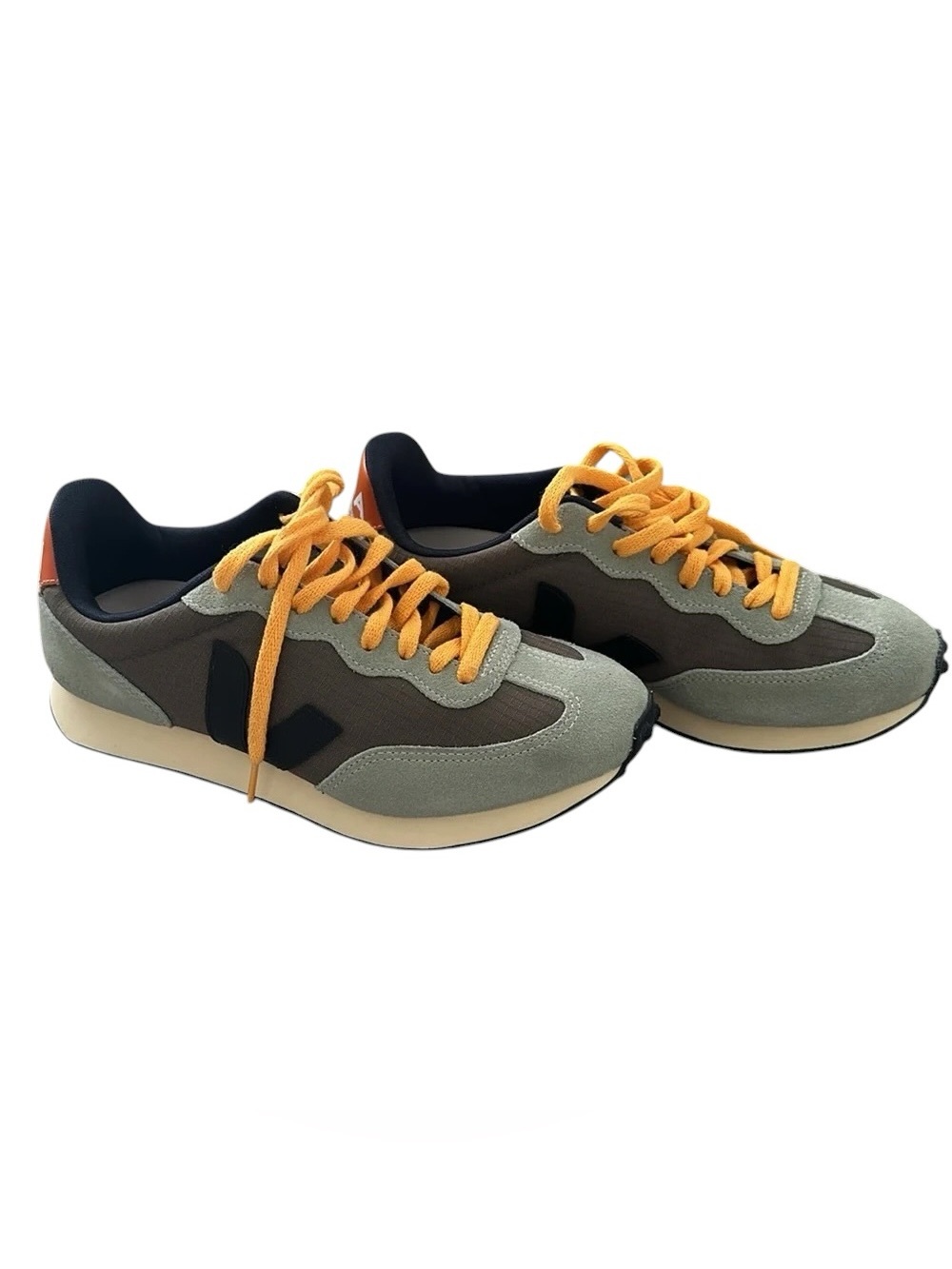 VEJA Rio Branco Ripstop Sneakers Kaki Black Mustard NWOT Size 10
